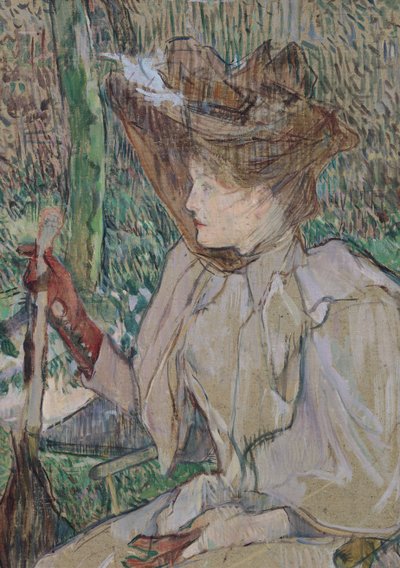 Frau mit Handschuhen, 1891 von Henri de Toulouse Lautrec